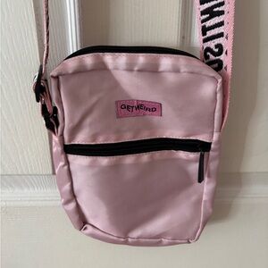 Anti social social club pink cross body bag